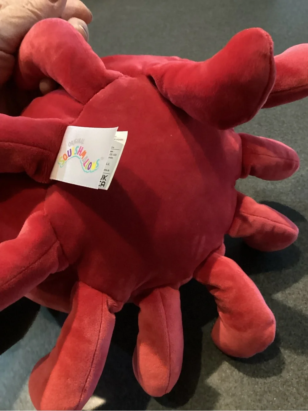Squishmallows Red & Pink Plush Octopus